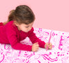 Omy - Giant coloring poster Lily: Unicorns & rainbows - Verkrijgbaar bij littlefashionaddict.com