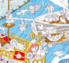 Omy - Giant coloring poster Pirates - Verkrijgbaar bij littlefashionaddict.com