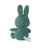 Nijntje knuffel in ribfluweel 23 cm - Donkergroen - littlefashionaddict.com