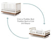 CLASSIC zijkanten babybed wit (van kleuterbed naar babybed) - littlefashionaddict.com