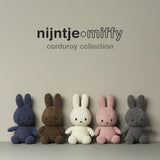 Nijntje Miffy knuffels - corduroy collection - verkrijgbaar bij Littlefashionaddict.com