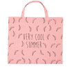 MAX katoenen draagtas - VERY COOL SUMMER - Roze - littlefashionaddict.com