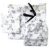 Swaddle & burp cloth uit Bio-katoen - 'Bears' - littlefashionaddict.com