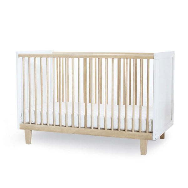 RHEA Babybed wit/berkenhout - littlefashionaddict.com