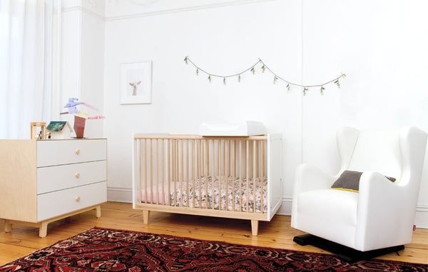 RHEA Babybed wit/berkenhout - littlefashionaddict.com